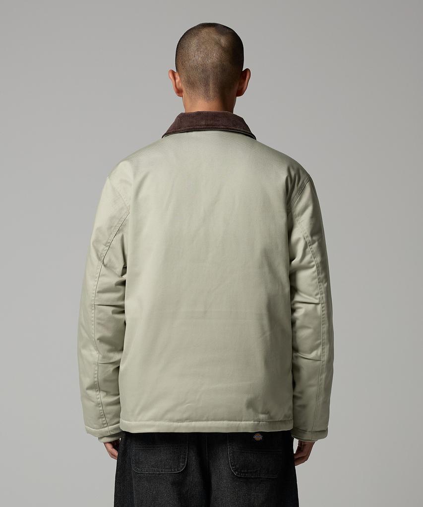 Dickies Стеганая куртка Eisenhower с вельветовым воротником Abbey Stone