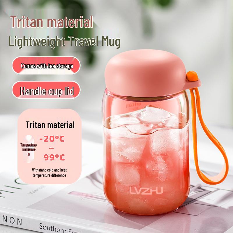 2026 Tritan Portable Green Bead Cup: High-Temp Resistant, Ideal for Milk & Coffee Shakes