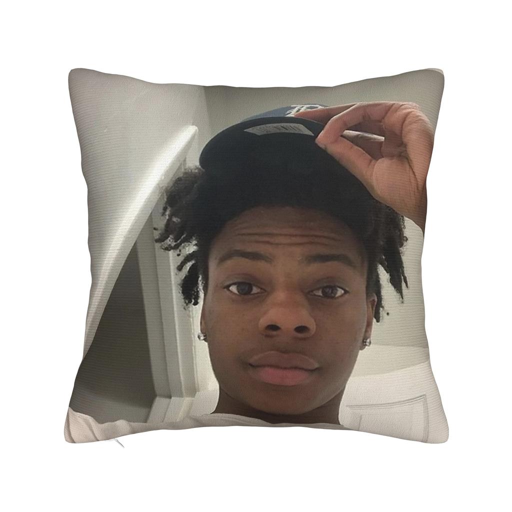 Funny Anchor Ishowspeed Square Pillowcases Polyester Sofa Cushion Case Cool Decorative Throw Pillow Case 40*40