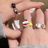 New Cute and Playful Puppy Ring with a Niche Design, Adjustable Opening, Index Finger Ring, Cartoon Sweet Ring