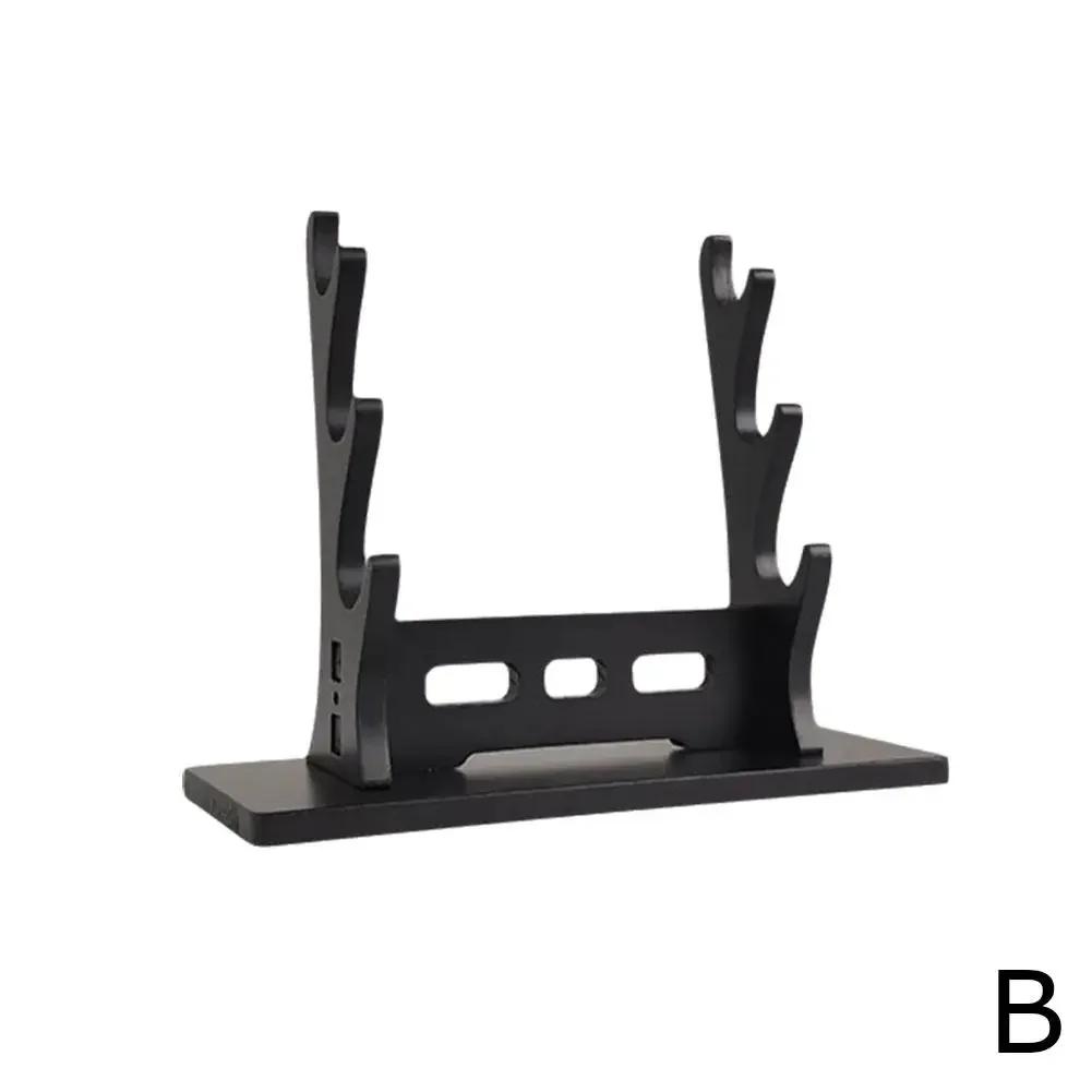 Деревянная подставка Полка для хранения Катаны Подставка Держатель Самурайская стойка Декорация Настоящий размер Органайзер для демонстрации мечей Японская комната Ka M0B3