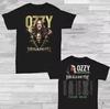 Футболка Ozzy Osbourne Megadeth 2019 No More Tours 2 размера Высококачественная Роскошь для мужчин и женщин Топ Y2k