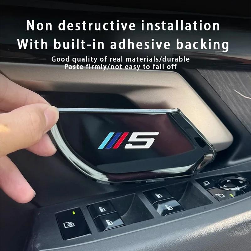 STIQ3 4Pcs Car Inner Door Bowl Guard Stainless Steel Protection Cover Stickers For BMW 3 5 series i3 i5 X3 X5 G05 G45 G60 2019-2025