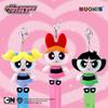 Powerpuff Girls Bubbles Plush Keychain - Cute Cartoon Doll for New Year Gift