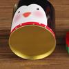 Santa Claus/Snowman/Penguin Christmas Hat Storage Tin Snack Candy Packaing Box  Christmas Gifts