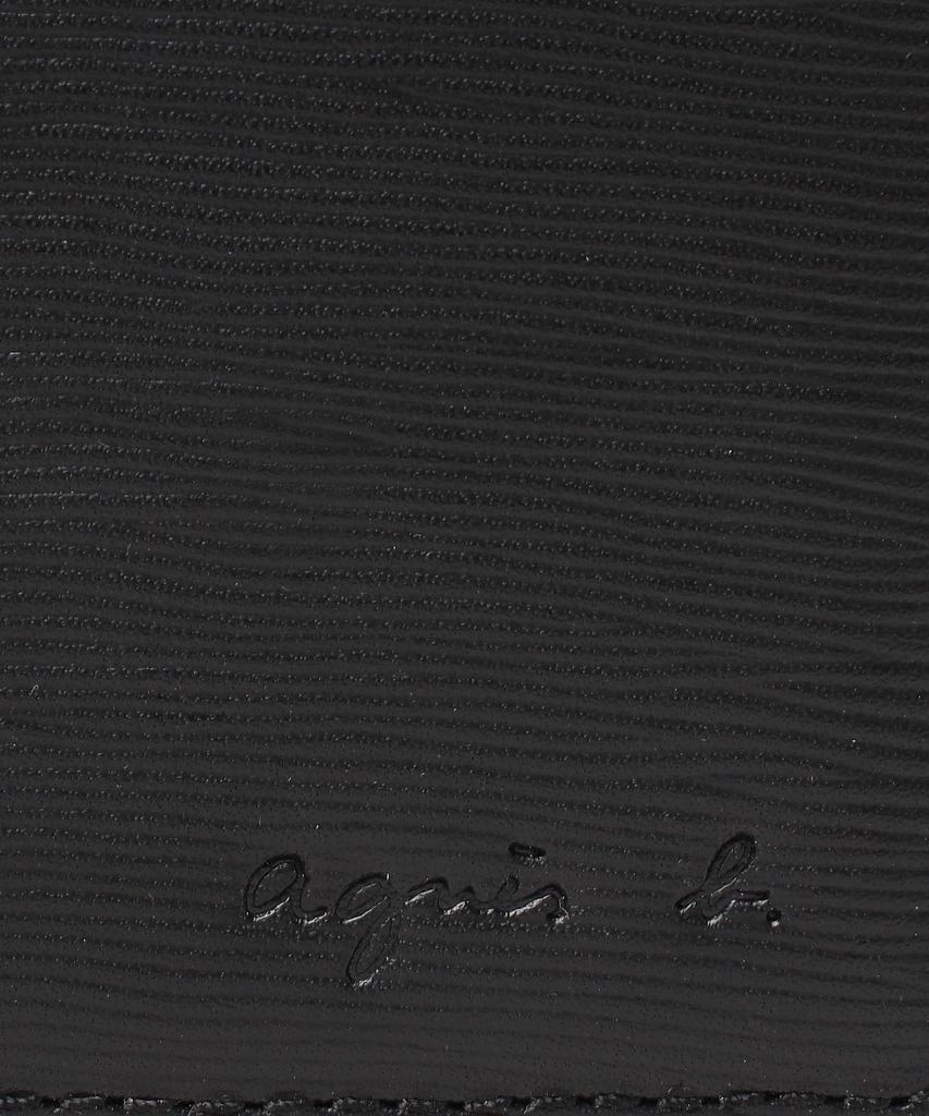 Agnes B. Card Case VAH10-04 Men's Free Size Black