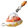 Kids Flying Saucer Pull-Back Toy Car - Educational Inertia Vehicle