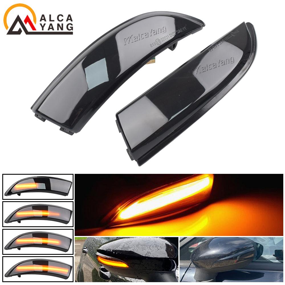 Dynamic Blinker For Ford Fiesta Mk7 2008-2017 LED Turn Signal Light Side Lamp for Ford B-Max Pair arrow