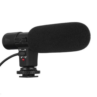 MIC 01 Стерео Видеокамера Микрофон для DSLR Камеры Компьютера ПК Мобильного Телефона Микрофон для iPhone 8 X