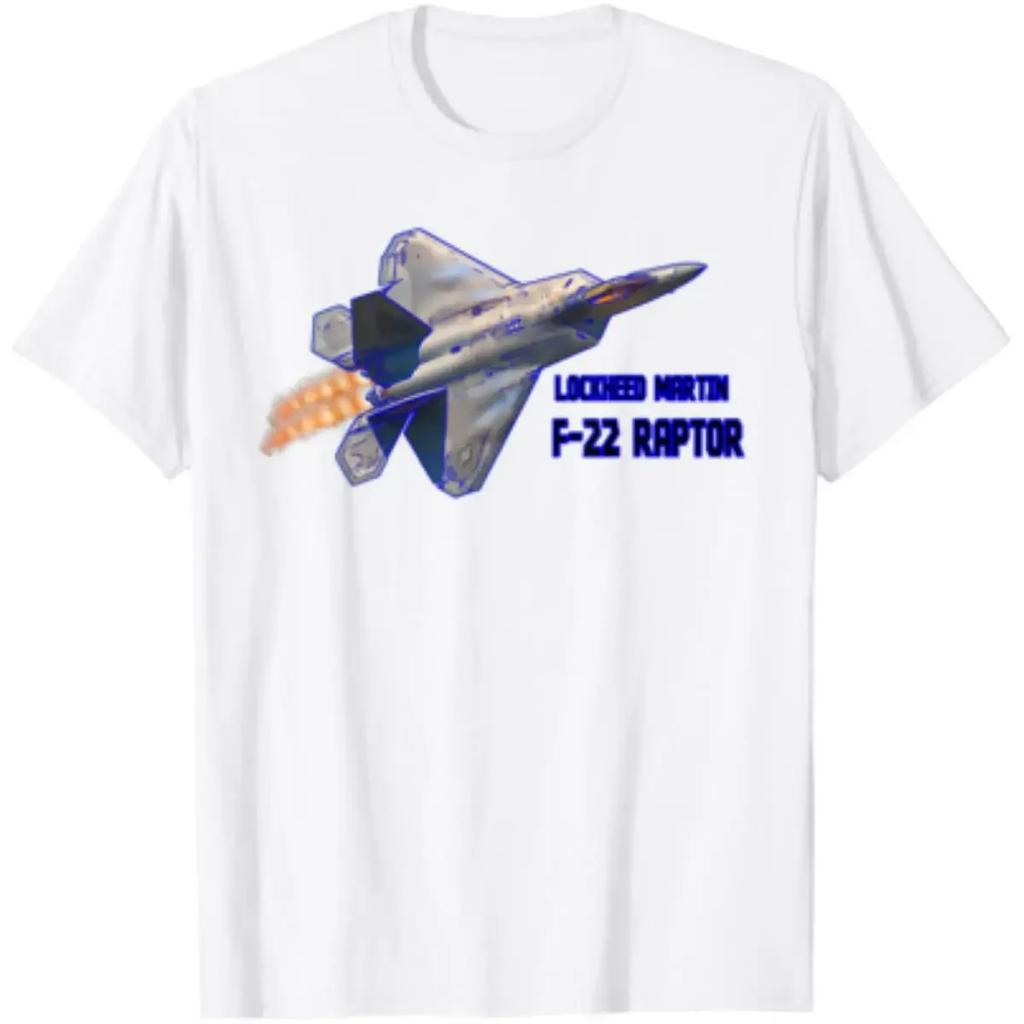 Футболка с изображением истребителя Lockheed Martin F-22 Raptor