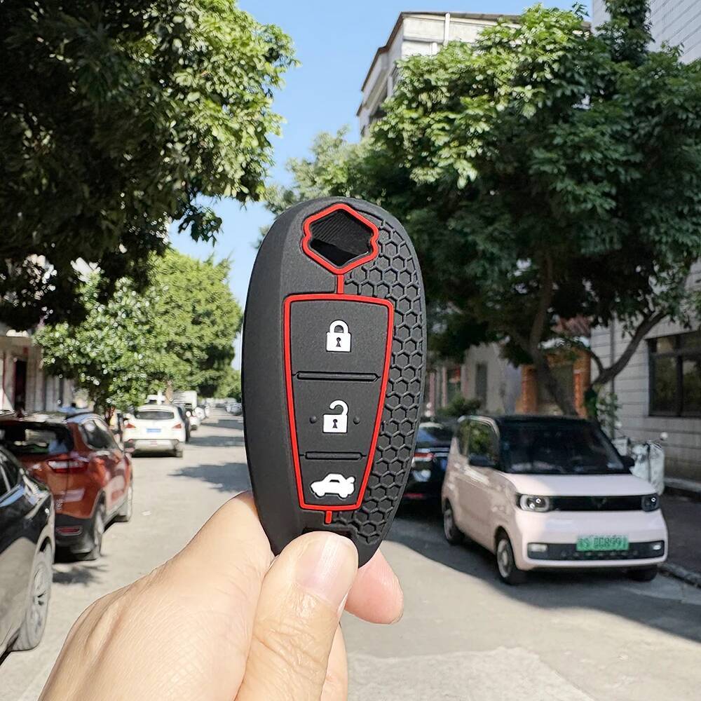 Soft Key Case Shell Fob For Suzuki Vitara Swift Ignis Kizashi Sx4 Baleno Ertiga Samurai S-Cross Accessories Key Holder Key Caps