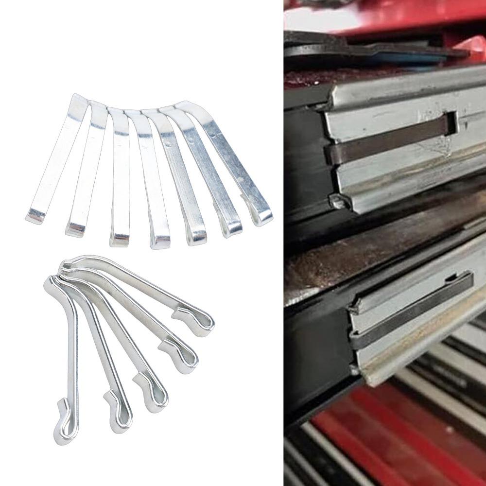 12PCS Replacement Part Drawer Slide Clips 41.2mm / 1-5/8in Drawer Slide Retention Clips Auto Shop