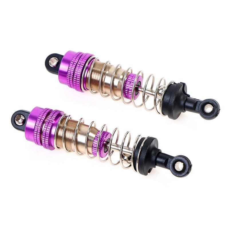 2Pcs Metal Front&Rear Universal Shock Absorber For Wltoys 124019 144001 Rc Car