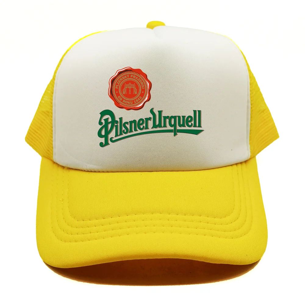 Кепка-тракер Pilsner Urquell Унисекс Крутая Шляпа Pilsner Urquell Бейсболка Крутая Летняя Унисекс Сетчатая Кепка
