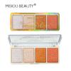 Misiou Beauty Founded Grilled Powder Face Brighter Shadow, трехмерный глянцевый румянец для восстановления теней для век Встроенная пластина