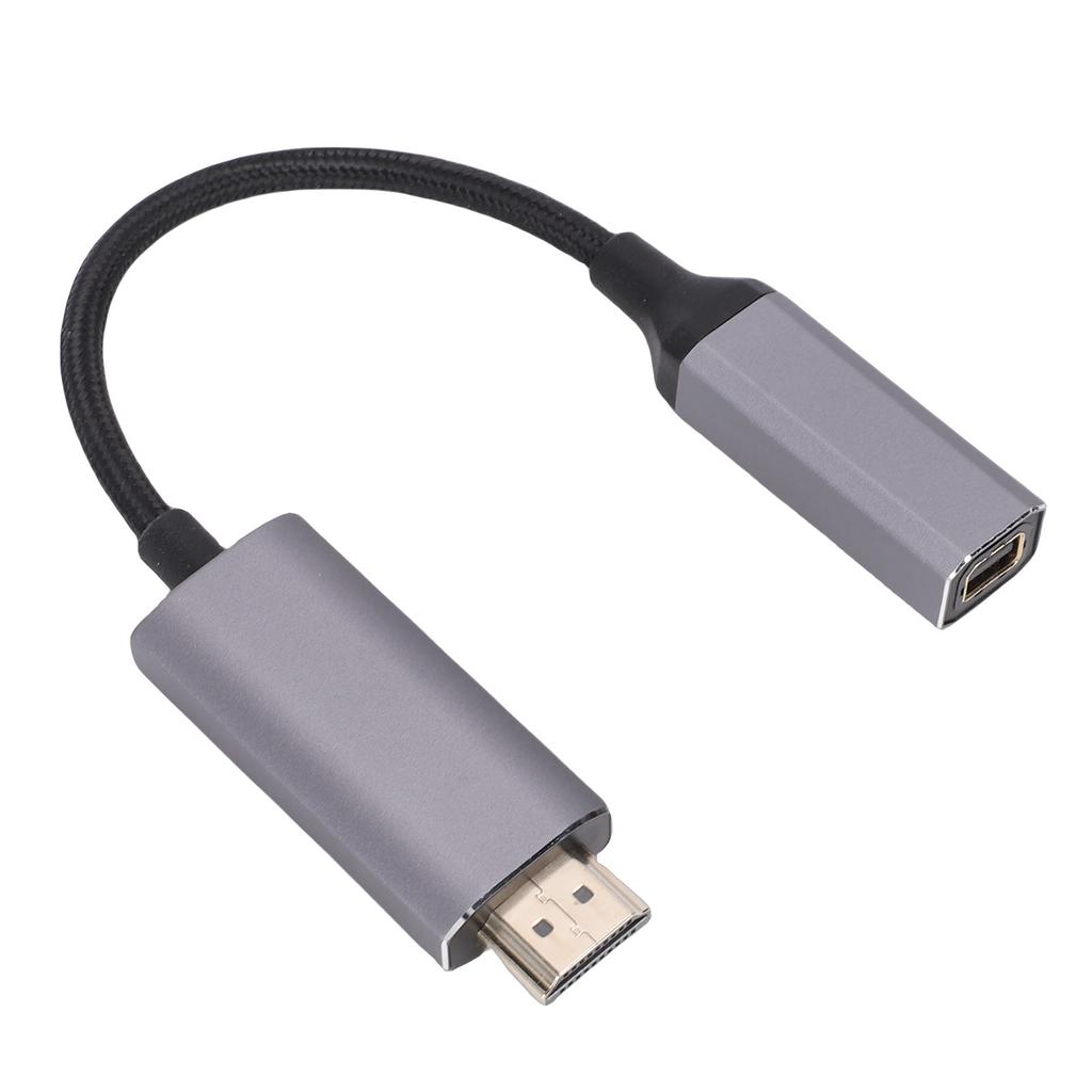 Кабель HD на Mini DisplayPort из алюминиевого сплава 1080P 60 Гц Однонаправленный HD Male на Mini DisplayPort Female Шнур с USB