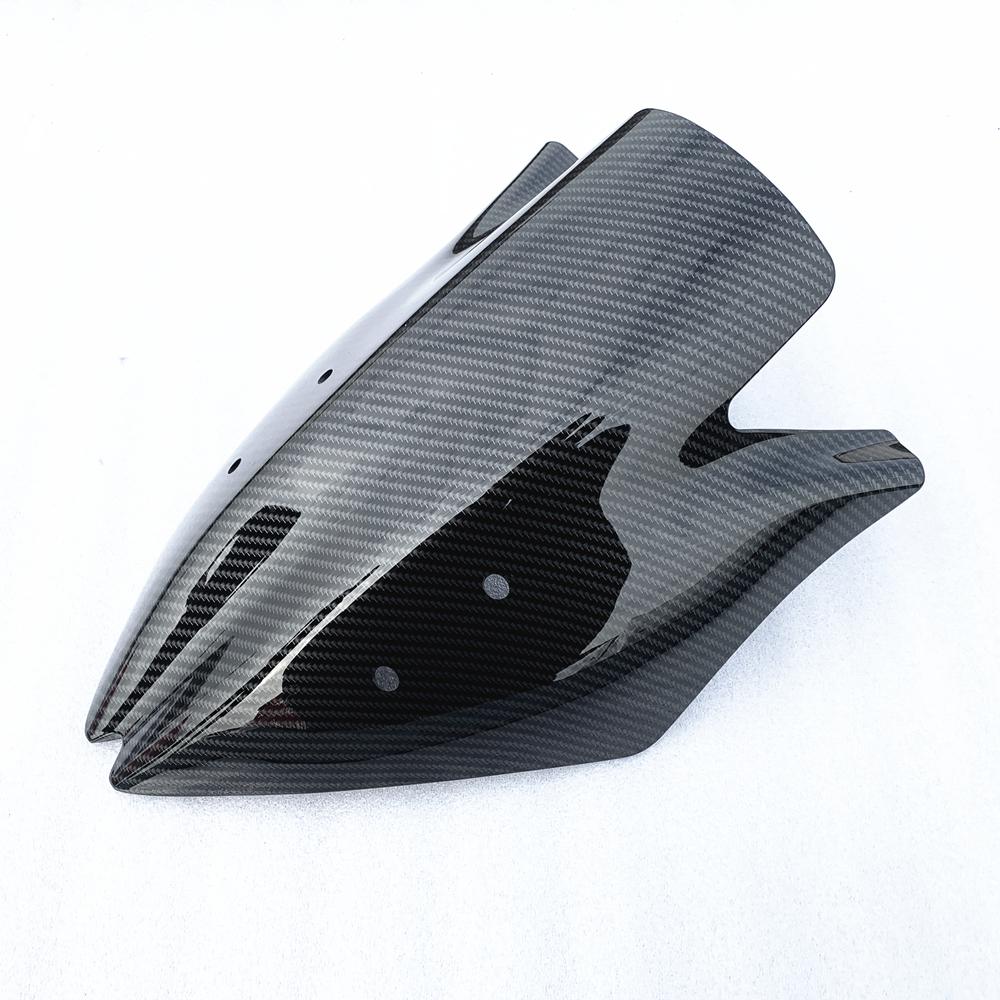 Лобовое стекло мотоцикла для Kawasaki Z1000 2007 2008 2009 Z 1000 z 1000 карбоновое лобовое стекло с двойным пузырем NINJA z1000 07 08
