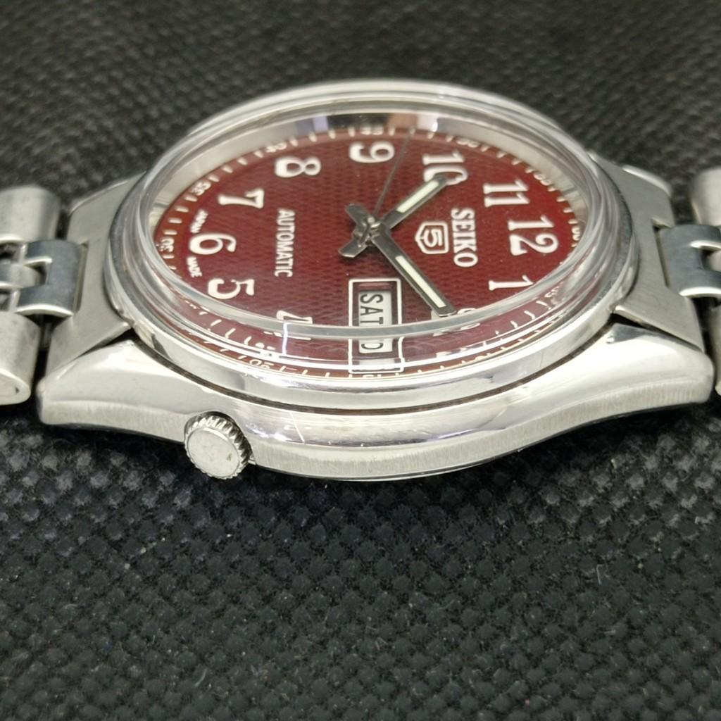 Б/У винтажные часы SEIKO 5 AUTOMATIC 6309A JAPAN MENS D/D BROWN 595a-a312362-9
