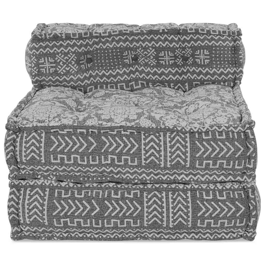 Modular Sofa Set Light Grey 70 x 70 x 56 cm Fabric