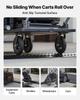 Drop Over Cable Cover, 7,938 kg/Axle Load Capacity, Heavy Duty Cable Hose Protector Ramp, Floor Cord Cover, for High Walking Traffic Areas, Indoor,