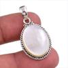 Natural Mother Of Pearl Gemstone Handmade 925 Solid Silver Pendant 1.50'' M1k09