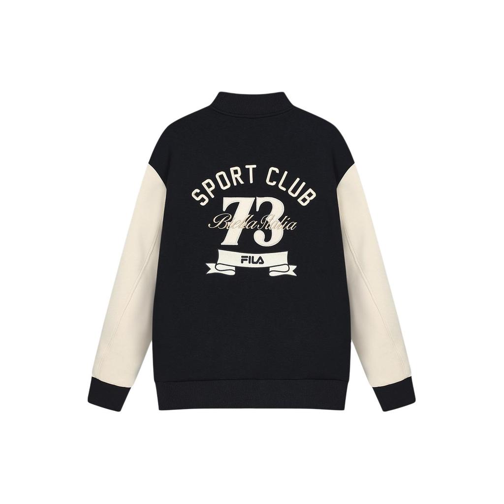 Новая бейсбольная куртка FILA, пальто, мужская, легендарный синий, F11M419501F-NV