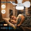 IRALAN Modern ceiling fans with light and silent led ceiling fan lighting Living room lights kitchen bedroom office home fan