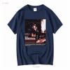 Моя химическая роUnisex outline repeat Футболка винтажная стираная Унисекс слегка эластичная homme Удобный топ для повседневной носки