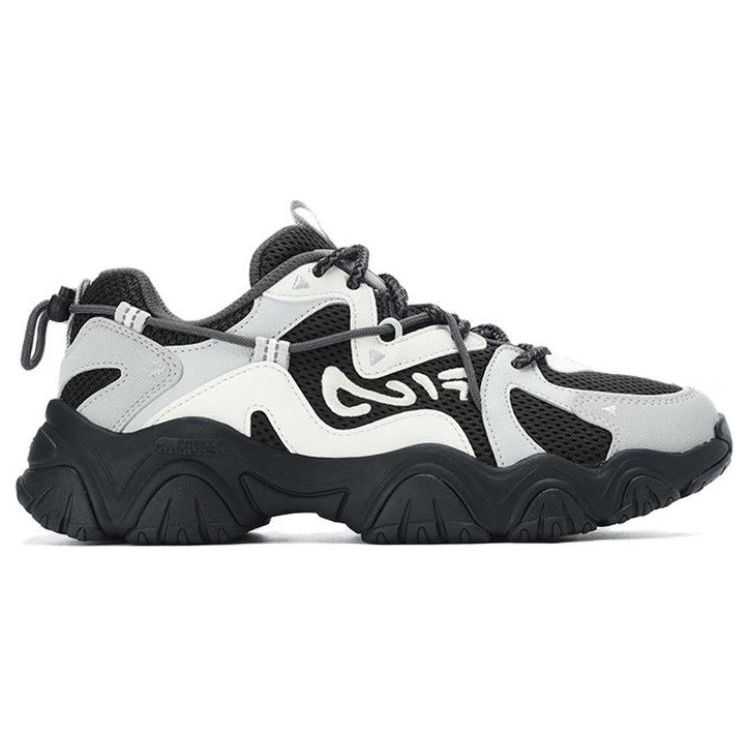 Fila Fluid 4 Тканевые Спортивные Удобные Прочные Низкие Повседневные Кроссовки Женские кроссовки Икра-Серый F12W332113FFC