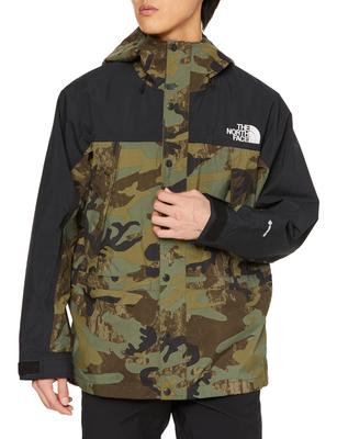 Куртка North Novelty Mountain Light водонепроницаемая дышащая TNF Camo M [The Face] мужская Gore-Tex