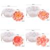 3D Lotus Silicone Molds For Diy Flowers Fondant Cupcake Chocolate Candy Ice Cream Sugar Desserts Candle Soap Plaster Resin Mold