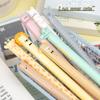 4PCS/Box 0.5mm Blue Ink Gel Pen Animal Shaped Neutral Pen Cartoon Erasable Pen  Students