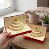 Folding Birthday Red Envelope 6 Card Slots Lucky Money Envelope  Gift Giving