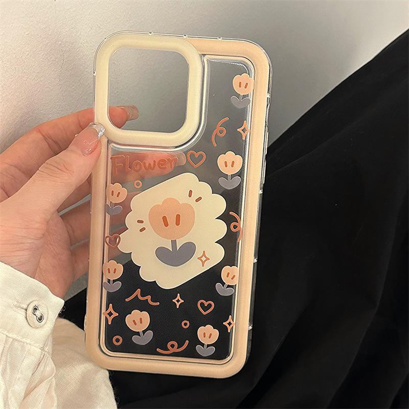 Zhitai Цветочный ударопоглощающий чехол-подушка безопасности для iPhone 12Pro/13/15Pro