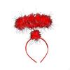 Красный ангел Halo повязка на голову перо обруч для волос аксессуары костюм для