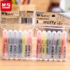 M&G 6 Color Mini Highlighter Set, Vibrant High Quality Creative Drawing Highlighter, School Office Writing Tools