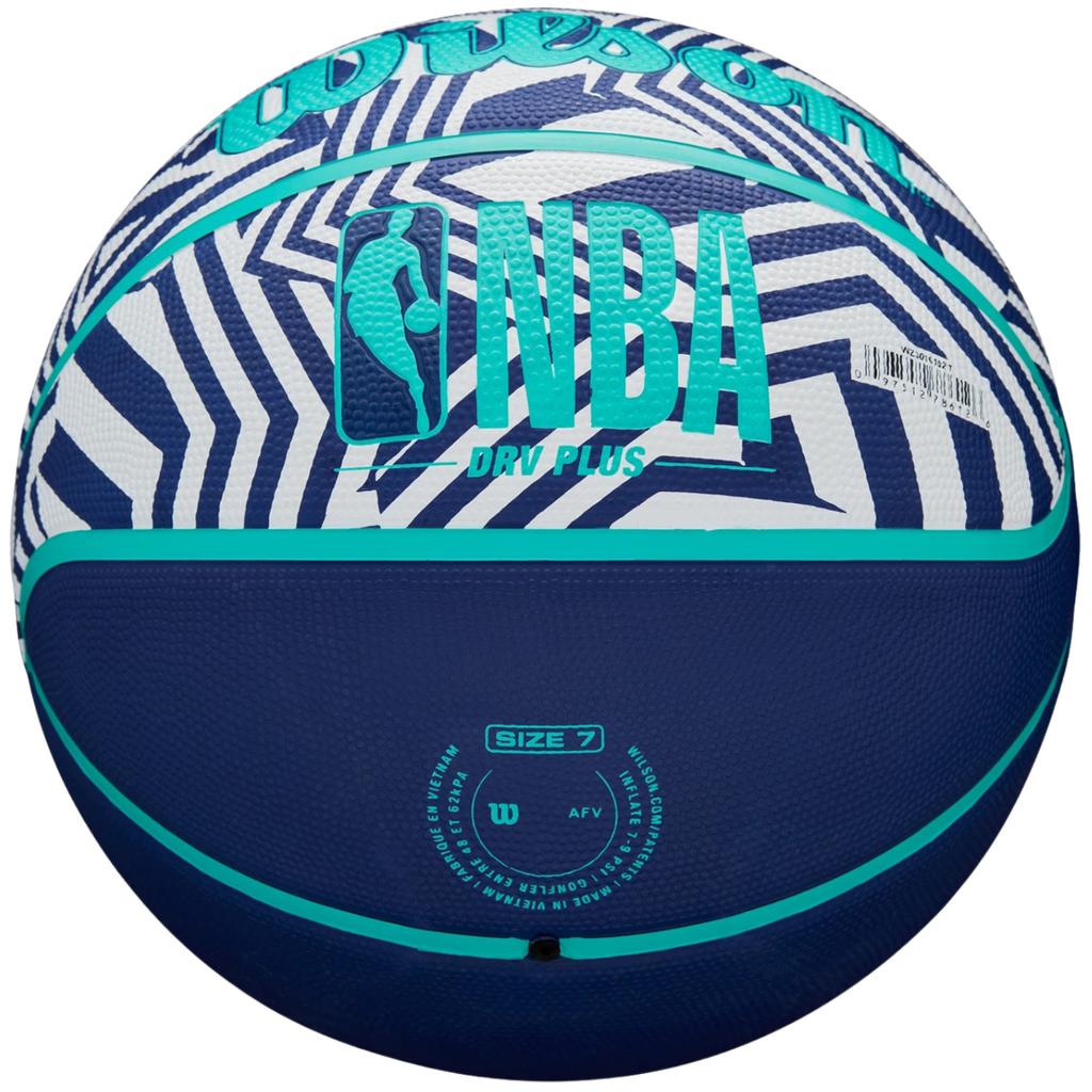 Wilson Мяч NBA DRV Plus Dazzle Camo, баскетбольный мяч унисекс темно-синего цвета