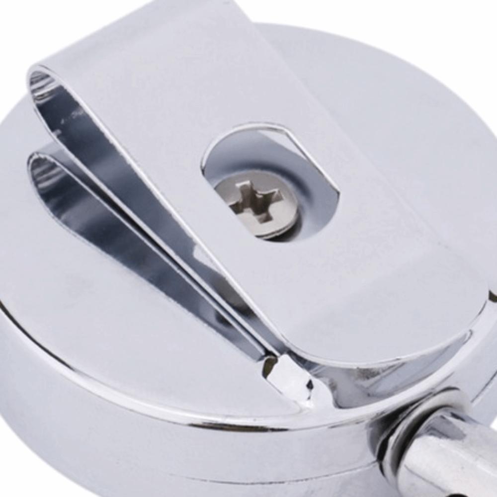 2 Pcs Metal Retractable Pull Chain 65cm Pull Chain Reel Retractable Badge Holder Education Sector