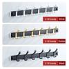 Creative Hook Wall Mounted Coat Hook Bathroom Rack Coat And Hat Free Punching Storage Rack for Clothes Hats Towels Keys