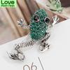 High -End Exquisite Rhinestone Animal Frog Funny Brooch Personality Fashion Rhinestone Brooch Accessories Men
