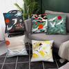 Роскошный домашний декор, чехол для подушки в китайском стиле, чехол для подушки с вышивкой крана и принтом, чехол для офисной диванной подушки