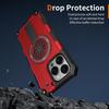 Shockproof Kickstand Metallic Shaft MagSafe Phone Case