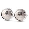 High-End French Shirt Metal Men'S Cufflinks, Lathe Round Business Shirt Accessories Cuffs, Four Colors Available