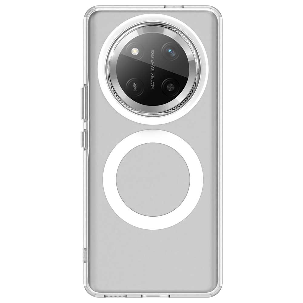 Матовый чехол Magsafe для телефона Honor X9c Magic7 Lite Магнитная беспроводная зарядка для Honor X60 X60 Pro Противоударная задняя крышка