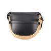 Loewe Сумка-клатч из плетеной соломы с тиснением Anagram, на плечо, через плечо, пляжная сумка, маленькие женские сумки, Черный 32913T20-1208