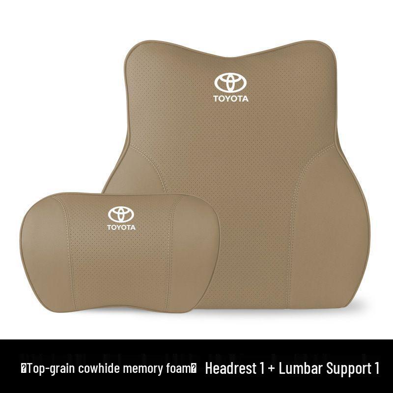 Подушка для подголовника и поясничной поддержки автомобиля для Toyota Corolla, RAV4, Camry, Highlander, Avalon