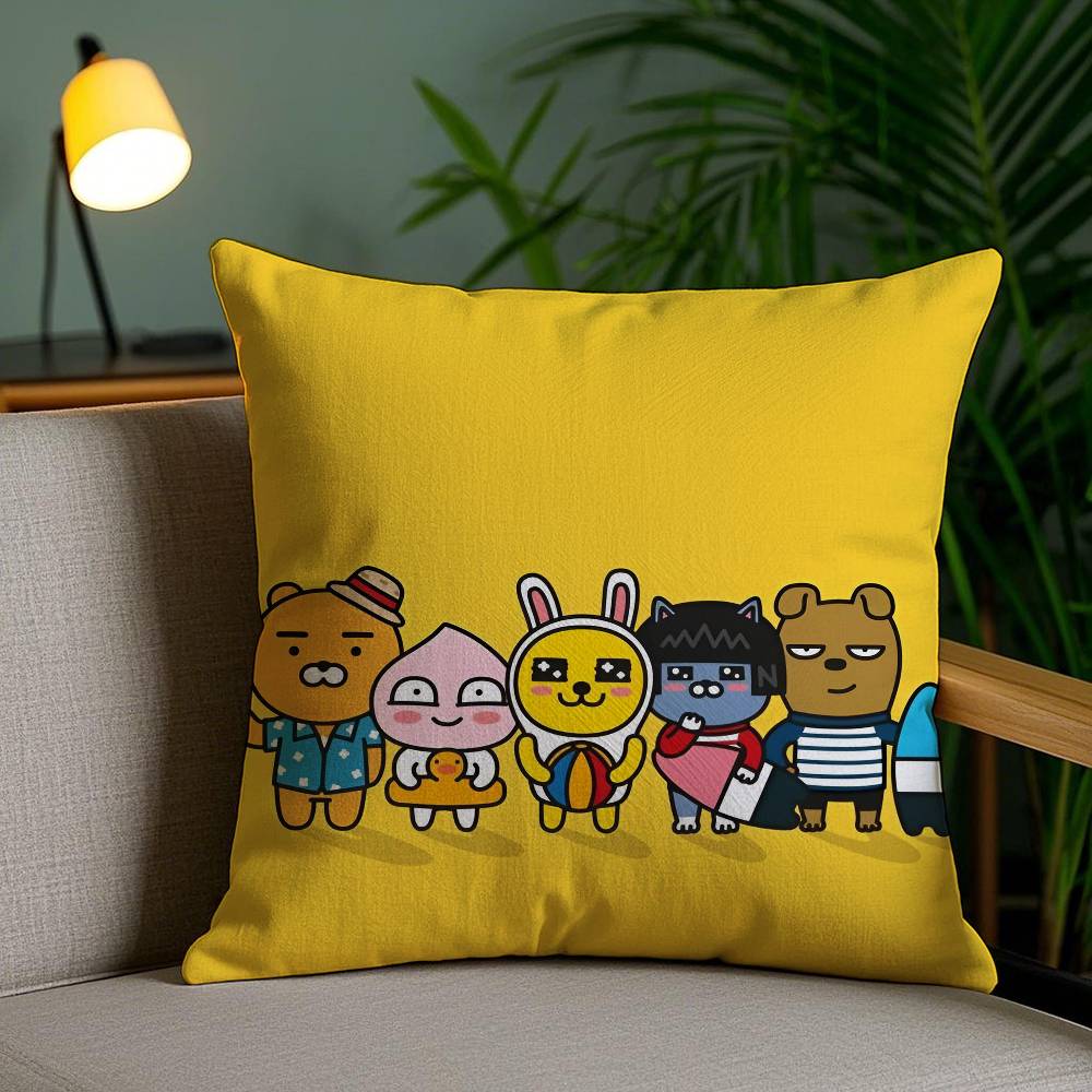 Cute Cartoon Anime SumikkoGurashi-S Pillow Case Anti-dustmite Pillowcase Invisible zipper silky short plush Sofa cushion cover
