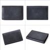 Paul Smith Waxed Leather Business Card Holder with Original Storage Box and Care 813062 P952 No Pre-wrapped Cloth, (01. Black, 01. Personalization)