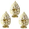3шт сусальное золото подсвечник железные подсвечники золотой подсвечник Tealight домашний подсвечник стол центральные элементы для рождественской свадьбы