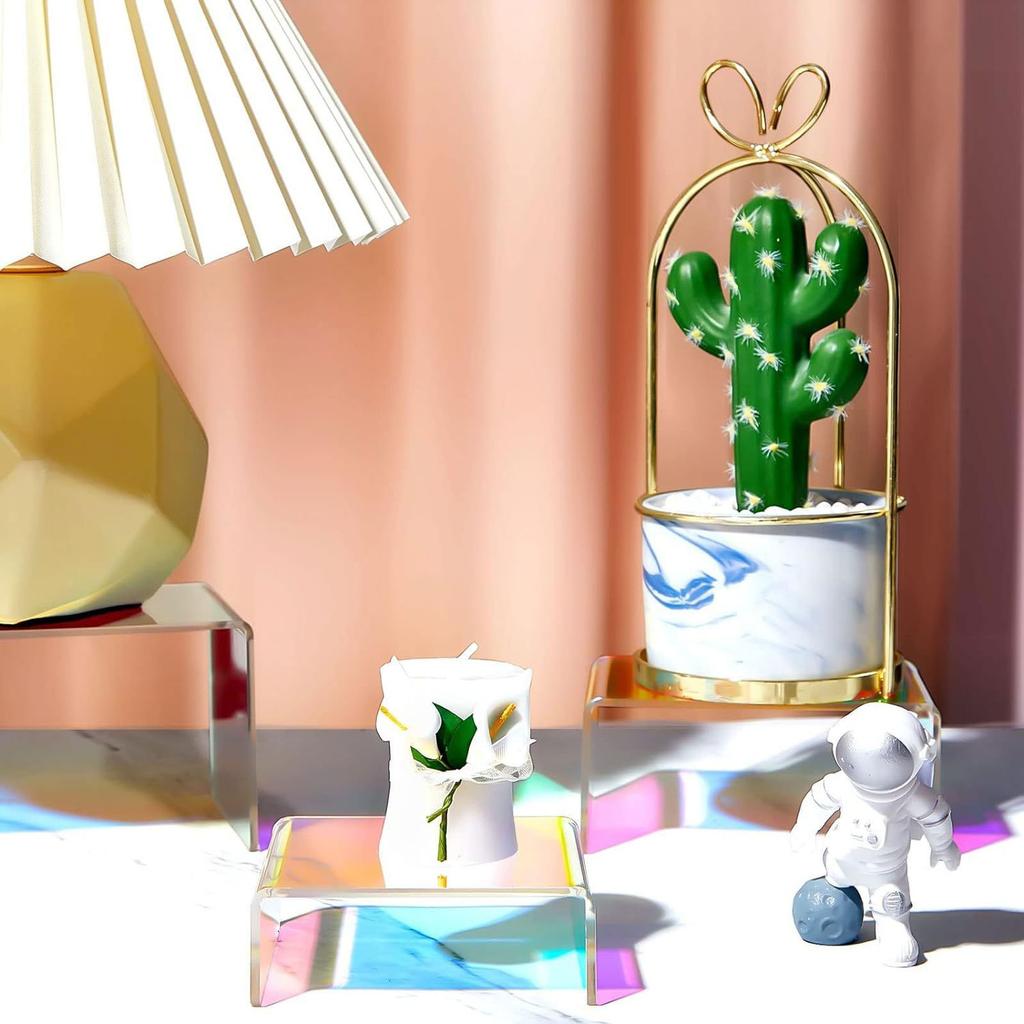 Набор из 6/3 шт. Универсальная акриловая подставка Цветные подставки Держатель для дисплея для демонстрации предметов коллекционирования, угощений, аксессуаров